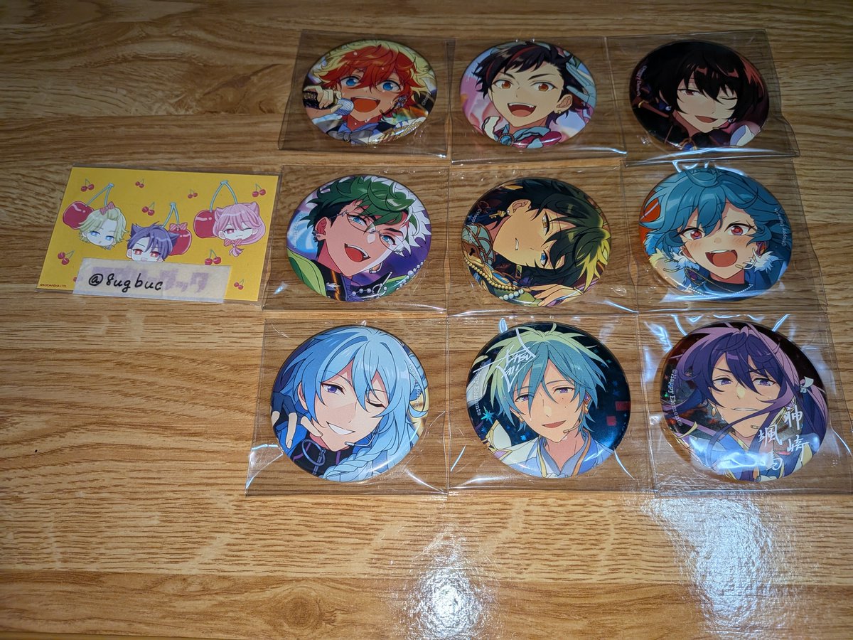8ugbuc's tweet photo. あんスタ 交換 ぱしゃっつ 缶バッジ 10周年 Mar Apr May ミニブロマイド&amp;硬質カードケース ラブレッツ クリアカードコレクション4

譲→渉 桃李 北斗 スバル 千秋 鉄虎 忍
翠 藍良 巽 茨 ひなた ニキ みか 零 薫 光 なずな 颯馬 ジュイス 司 レオ 泉 凛月 夏目 ユメ ライカ

⬇️続く https://t.co/ekNZsIzFWa