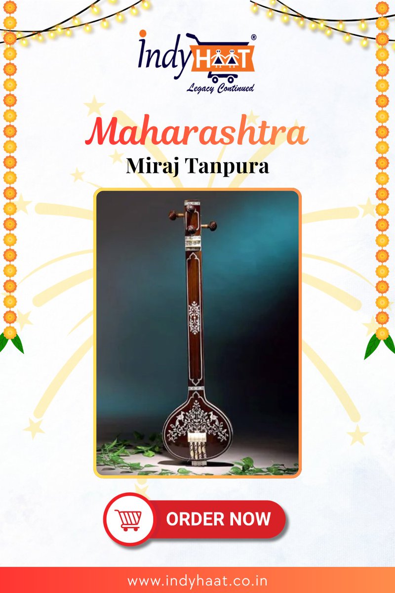 indyhaat's tweet photo. Discover the legendary Miraj Tanpura from Maharashtra. Handcrafted from premium woods with intricate detailing, each instrument is cherished by musicians worldwide for its deep and unmatched tonal purity. 

Know more: https://t.co/oYE6z7QUre
#indyhaat #gitag #Miraj #Tanpura https://t.co/HTXOdzosBz