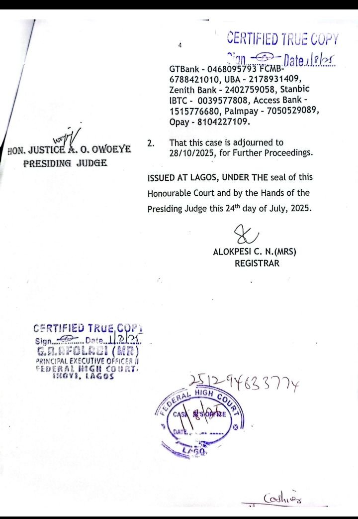 EmmanuelEmmal's tweet photo. 1/🧵 @OPay_NG how long can a ₦3K transaction destroy my access to banking?

For almost 4YRS, a restriction originating from OPay has followed me through my BVN and banking relationships.

@cenbank @fccpcnigeria @SERAPNigeria @lawyersalertng https://t.co/WmRKWXQ1gR