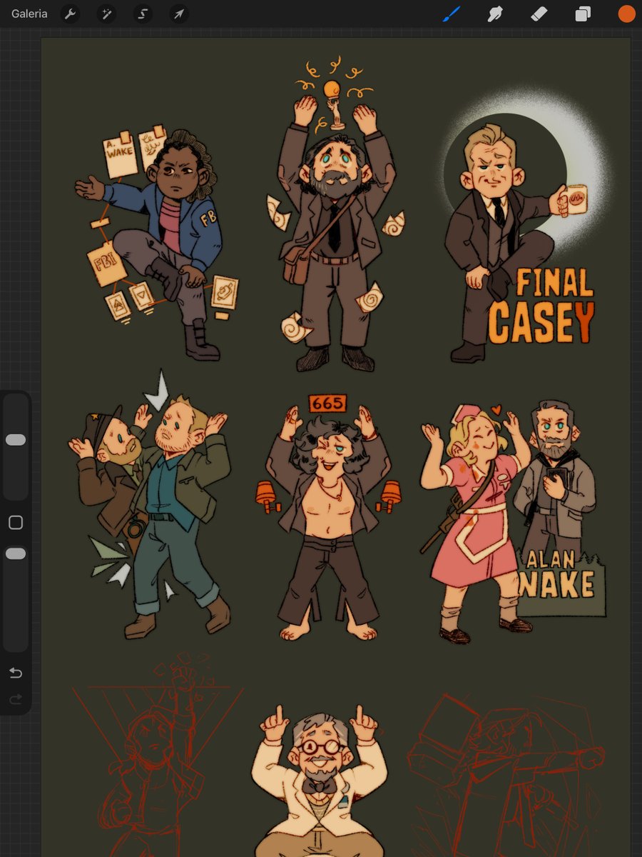 ren_nolasco's tweet photo. calling all the FBC agents, I'm finally doing #Remedy #AlanWake #Control merch 🤧 these will be a sticker sheet https://t.co/ida9vHfLpK