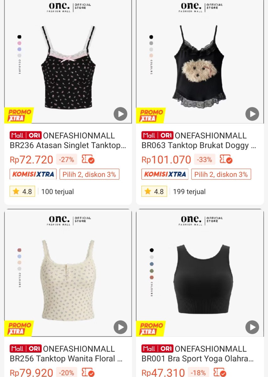 cutemaicoolmai's tweet photo. HELPP NEMU STORE TANKTOP CAKEP SEMUAA
🤏🏻🎀 start from 30rban aja pilihannya banyak https://t.co/KAbujABEgv