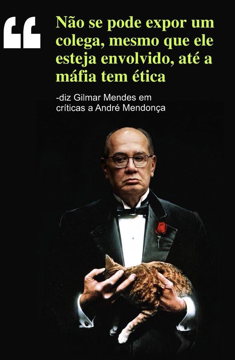 kyev25's tweet photo. @gilmarmendes Grande parte da composição do @STF_oficial e pior que as piores máfia do mundo. 
Um dos maiores câncer do Brasil. https://t.co/Au93Hekkbi