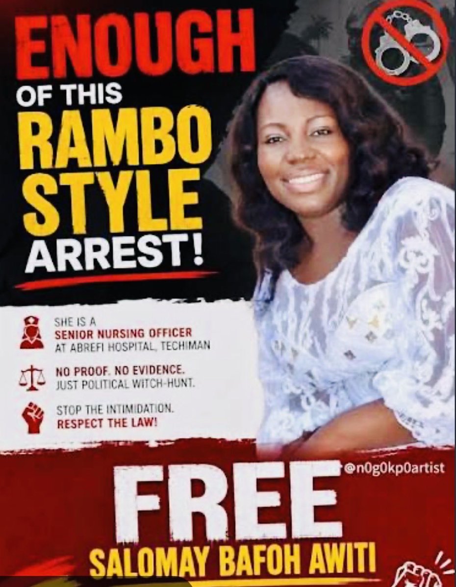 PrinceDavidOsei's tweet photo. Dear @ghpoliceservice , shame on you all! So now you suddenly know about someone allegedly inciting violence? Where were you when a certain individual openly insulted and disrespected chiefs, prominent personalities, former presidents, Dr. Mahamudu Bawumia and his family, and even Otumfuo, among others? Instead of bringing the person you knew to account, you appeared to protect him, with police officers acting as bodyguards whenever he was in Ghana. Yet today, you are arresting people you claim are connected to a faceless individual while aggressively pursuing another whose identity is still unknown. No one advocates insults, nor does anyone take pleasure in making offensive or disparaging remarks about others. However, many believe that the current government benefited from a political culture in which individuals were encouraged to insult and disrespect high-profile politicians and public https://t.co/ppvw1gH76j, you seem eager to issue public notices and make arrests. If justice is truly your objective, then start by dealing with those whose identities and actions were already known before pursuing anonymous persons. What is good for the goose is good for the gander. Law enforcement officers are expected to serve with dignity, professionalism, and impartiality. The Ghana Police Service must uphold the principles and values upon which it was established, rather than being perceived as selective in its actions. Citizens should be able to exercise their constitutional rights, including freedom of expression, within the limits of the law. Ghana Police, stop allowing yourselves to be used as a tool against the people of Ghana. Accountability is required of every institution, and ultimately, all actions will be judged by history. God bless our homeland Ghana. 🇬🇭 #freesalomeybafoh