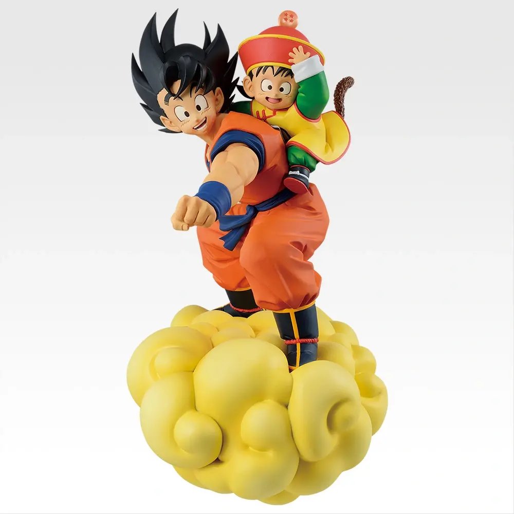 guernicass4's tweet photo. 一番くじ ドラゴンボール SPIRIT OF THE SAIYAN

10月17日発売予定
1回790円

ラストワン賞 孫悟空&孫悟飯 MASTERLISE PLUS

ラストワン賞には孫悟空と孫悟飯が筋斗雲に乗ってMASTERLISE PLUSシリーズに登場！

筋斗雲のボリューム感に加え、親子の絆が感じられるポージングで立体化され、空を駆けるような躍動感のある唯一無二のフィギュア!!