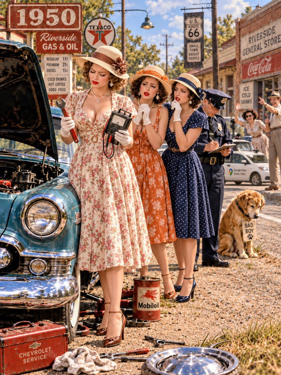 neweveryday99's tweet photo. One thing doesn't belong here!

Only Eagle eyes 🦅 can see the mistake in this picture!

A normal day with lady in 1950s! https://t.co/NwtkwPvueE