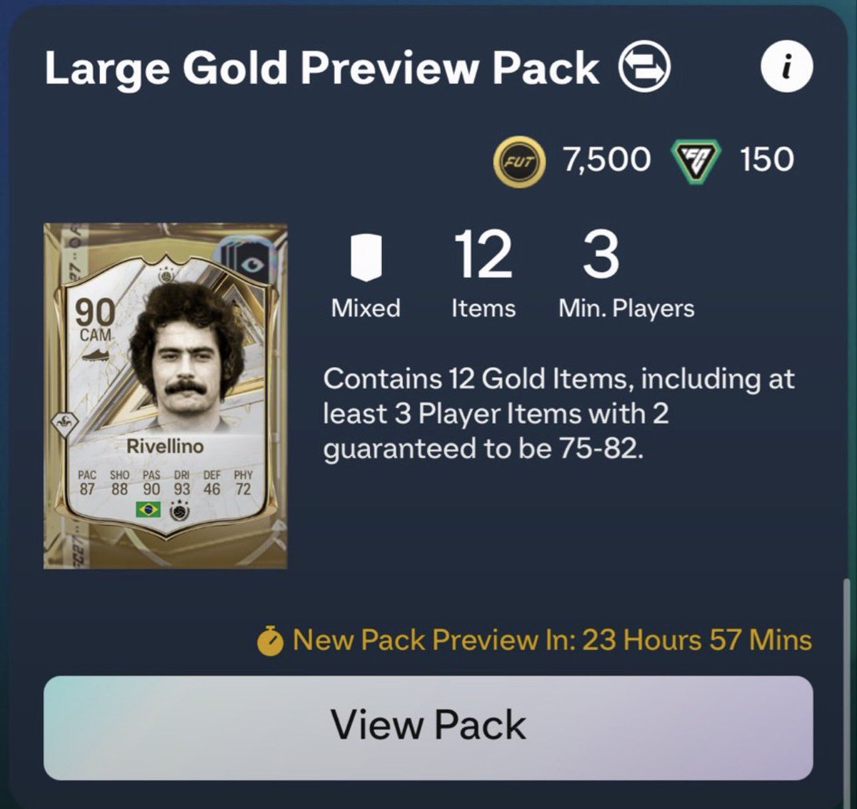 UTSources's tweet photo. FC27 preview packs are insane 😂😂😂😂 https://t.co/iafsk7lAtG