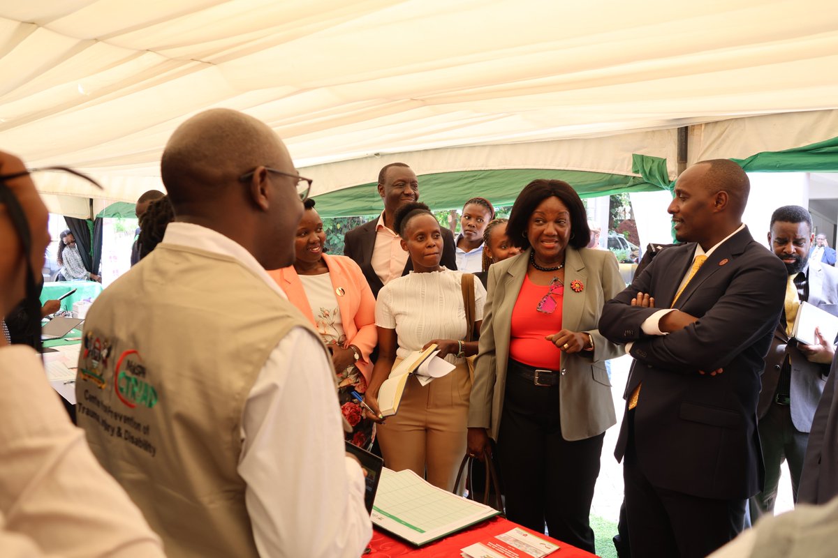 MakSPHCTRIAD's tweet photo. We are honored to have shared our work with Hon. @EngJonard , Minister of Science, Technology & Innovation, and his team during their visit to Makerere School of Public Health.

Injury research is central to science & technology, from data systems to prevention strategies; and we’re proud to showcase its relevance.

Thank you for engaging with us during the exhibition! #ScienceAndInnovation
