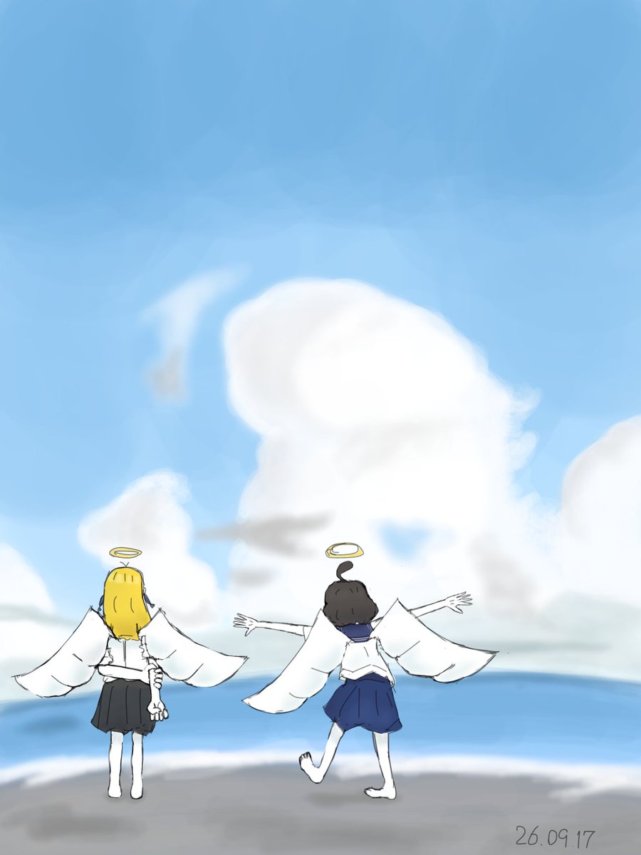 cleaning0213's tweet photo. 一次・二次創作混合 1日1枚絵企画

【17/30】
水平線に浮かぶ雲
#平塚ファンアート銀座 #oc https://t.co/OHaPK1cDSQ