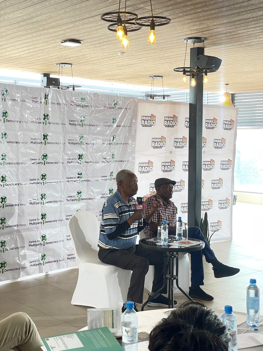 CMDKenya's tweet photo. 🎤 Meet today’s speakers!

We are joined by:

✨ Amb. Julius Okara
Co-author of Reclaiming Our Sovereignty

✨ Awori Achoka
Co-author of Reclaiming Our Sovereignty

Together, they bring perspectives to today’s conversation on Kenya’s national interest and sovereignty.

Let the dialogue begin! 🇰🇪

#KijanaJitokezeUwajibike 
#formnidialogue 
@Pawa254