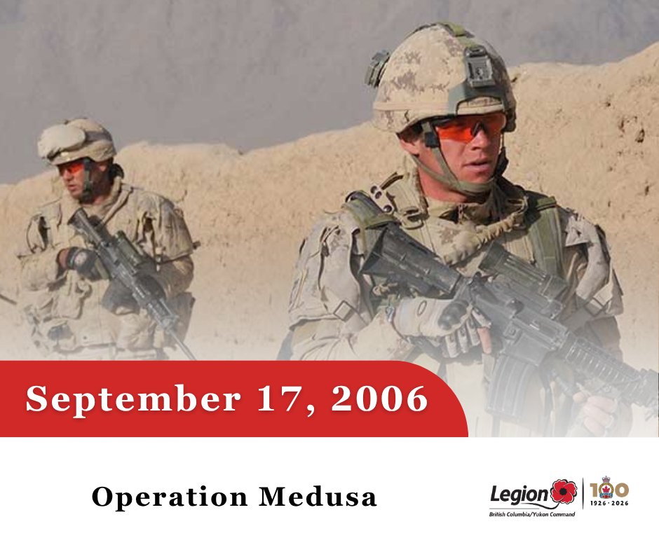 LegionBCYukon's tweet photo. Today, exactly 20 years later, we remember Operation Medusa, the Canadians who took part in the effort, and the twelve CAF members who lost their lives.
Source: Veterans Affairs Canada
#LestWeForget #MilitaryHistory #OTD https://t.co/jdTNTnOvEX