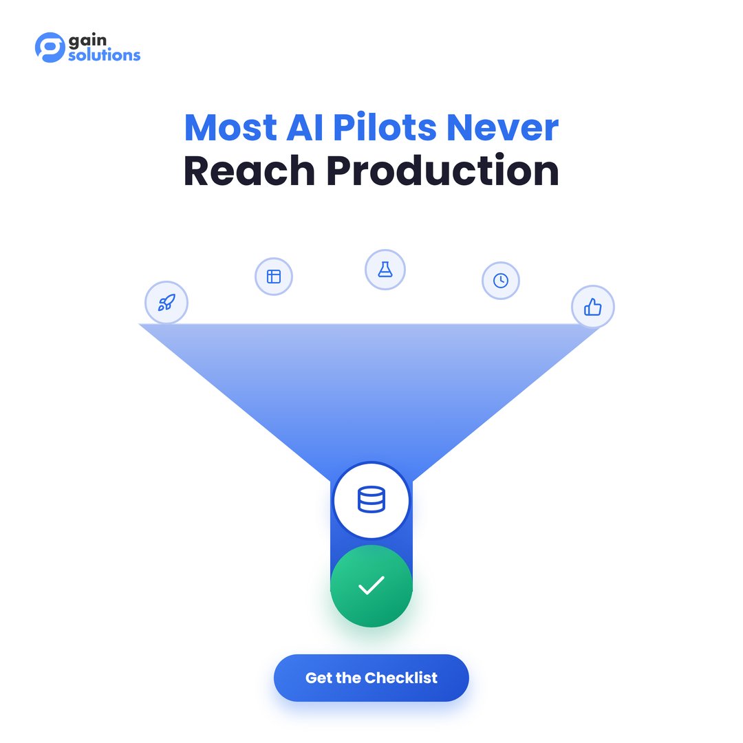 gainhq's tweet photo. The gap between an AI demo and an AI feature your customers actually use is almost always data quality, not model choice. Before you pick a model, audit what you're feeding it.
#AIStrategy #DataQuality #GainSolutions https://t.co/P244nxU3TB