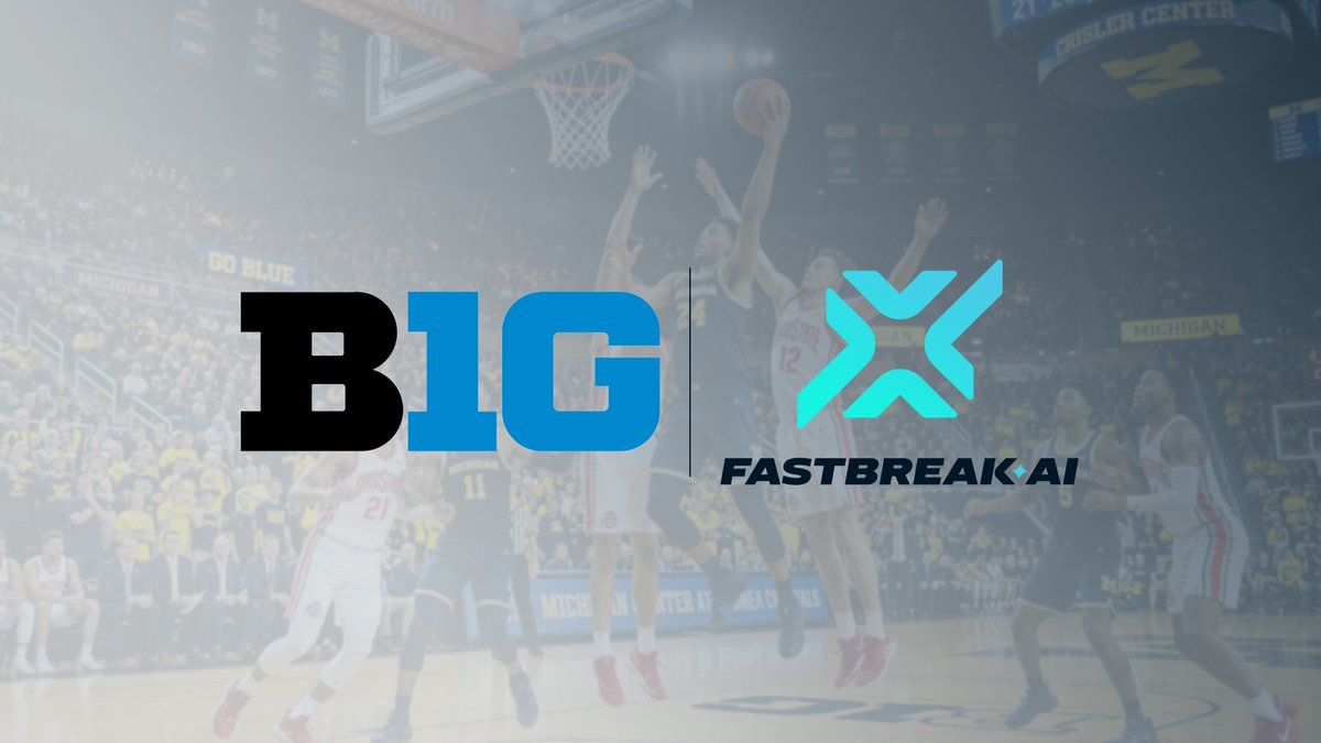 Fastbreakai's tweet photo. .@BigTen basketball schedules just dropped, and the Big Ten Conference has signed a multi-year agreement to use Fastbreak Pro Schedule across men's and women's sports.

Basketball is the toughest calendar in college sports. 18 institutions. Three time zones. Four broadcast partners. Arena conflicts, coast-to-coast travel and rest requirements that protect student-athletes.

The Big Ten staff worked through hundreds of versions of men's and women's schedules before they locked them in. "Fastbreak proved to our membership that they will be a great asset moving forward," Big Ten Chief Operating Officer Kerry Kenny said.

Congrats to the Big Ten team on a successful schedule release!
Learn more about the partnership: https://t.co/PZKrwV3z34

#BigTen #CollegeBasketball #SportsTech #AI #Scheduling