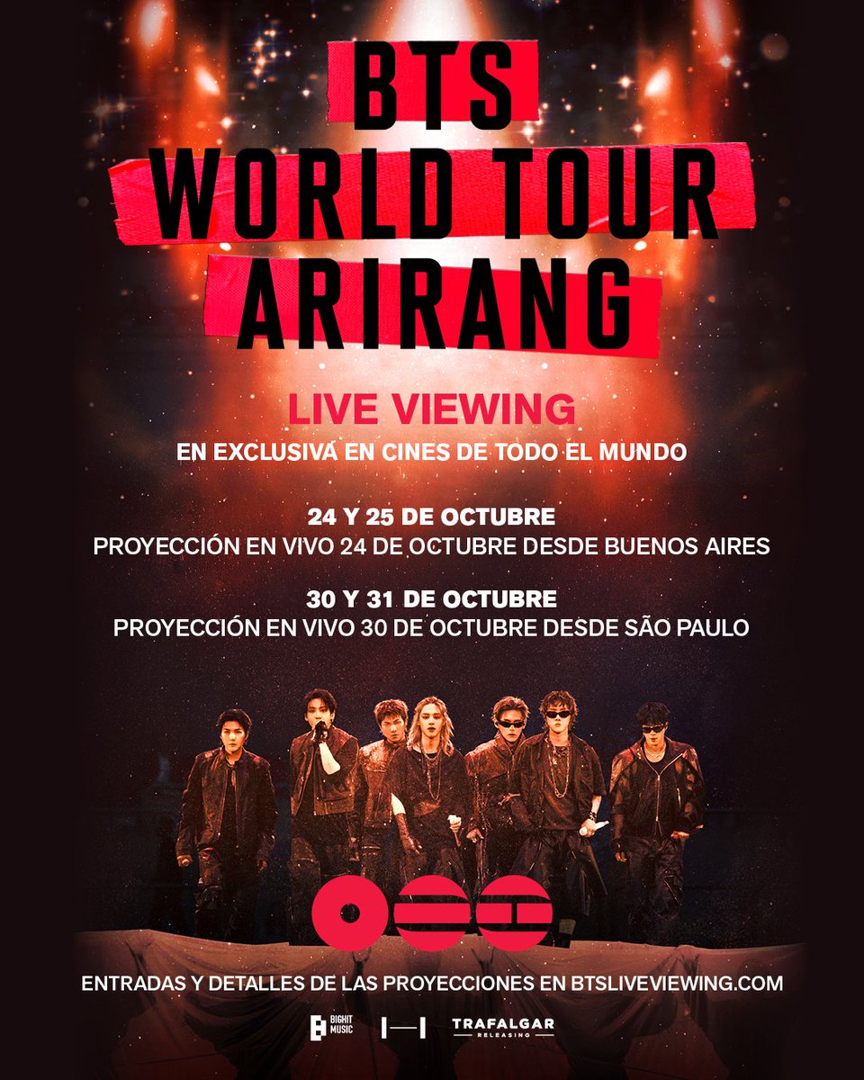 Cinepolis's tweet photo. #ARMY, vengo a alegrarte el día: ¡la preventa para disfrutar los shows de #BTS en Buenos Aires y São Paulo ya está activa! 🫰 Y ojo… porque vienen con una sorpresa. 😲🤩 Consíguelos acá 👉 https://t.co/HuBIOu1bOt @MasQueCineLatam https://t.co/JLvaKee0s1
