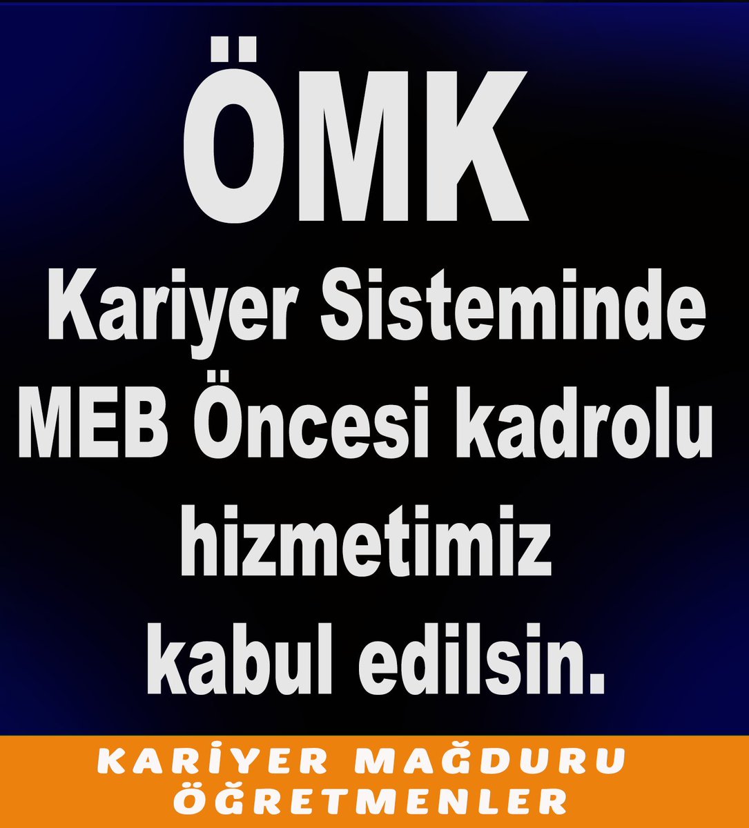yilmazsen35's tweet photo. Farklı bakanlık ve kamu kurumlarında geçirilen geçmiş hizmetlerin uzman öğretmenlik ve başöğretmenlik süre hesabına dahil edilmesi gerekir. Her ay hak kaybı yaşıyoruz, eksik maaş alıyoruz. Emekliliği gelmiş öğretmenler uzman bile değil. Halbuki herbirinin şuan başöğretmen olması lazım. Talebimiz: Çözüm bulunsun. @Akparti  @tcbestepe @RTErdogan @Yusuf__Tekin #meb