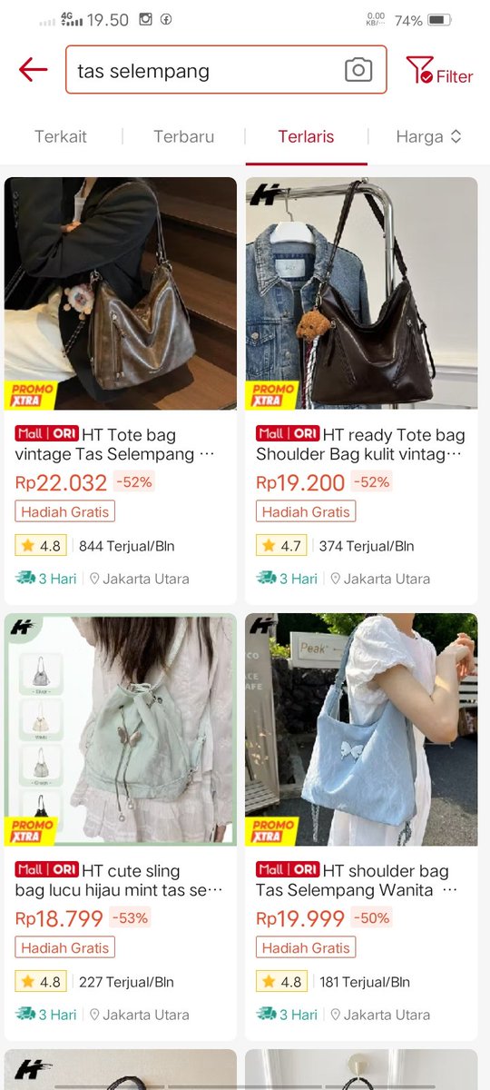 qvbyd's tweet photo. hidden gem nemu tas buat sehari-hari yang harganya ga nyampe 30k dong!🤩

#zonauang https://t.co/XUyYbdbhWA