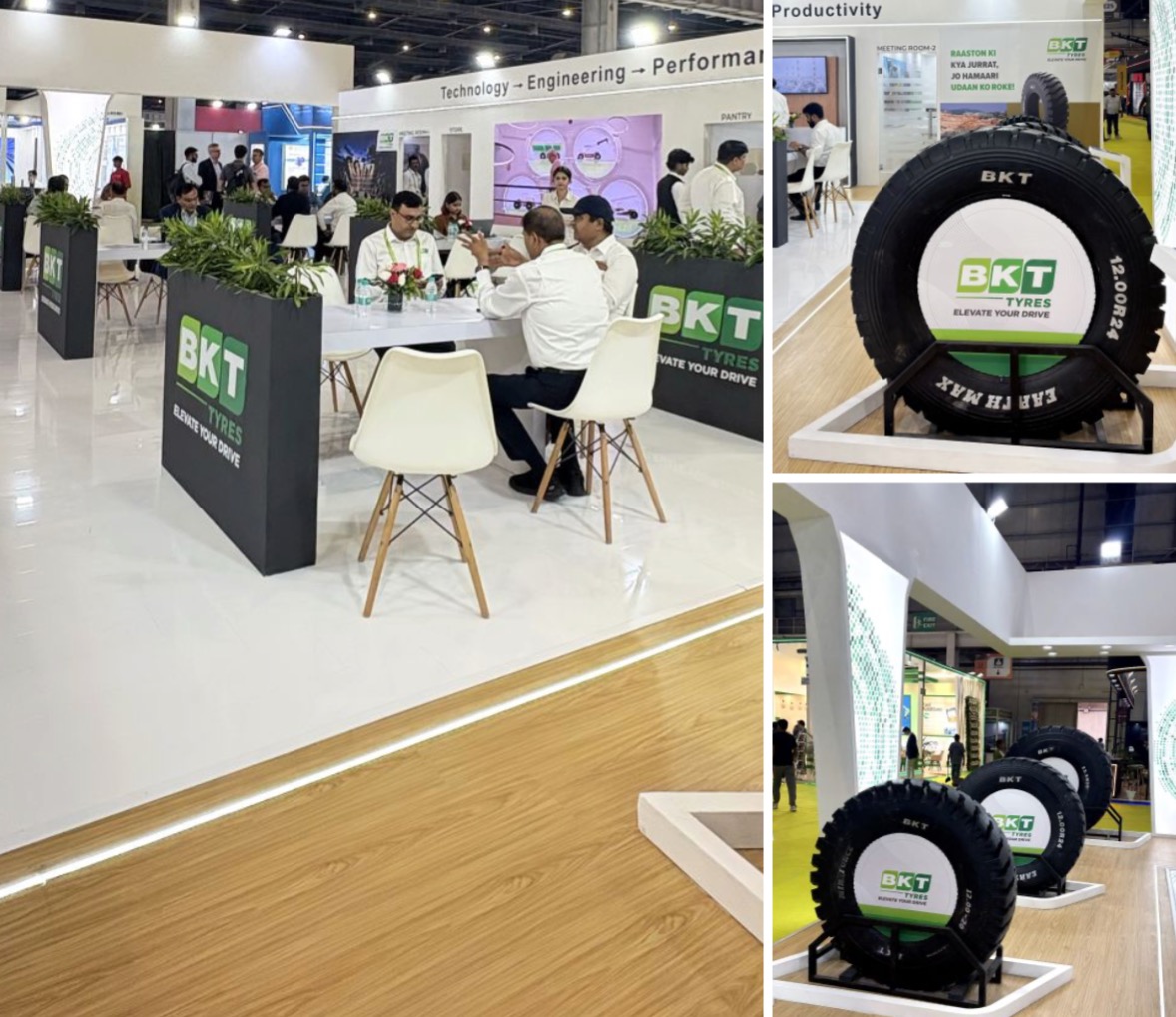 noticiasmaquina's tweet photo. BKT presenta sus neumáticos Off-Highway en bauma CONEXPO INDIA 2026 https://t.co/NFHWYSKBMS #MINERIA #NEUMÁTICOS #AiromaxAM27 #baumaCONEXPOINDIA2026 #BKT https://t.co/6JGsKLSmY7