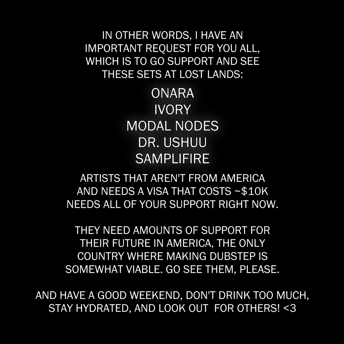 roidubs's tweet photo. no lost lands for your boy, sorry https://t.co/ATKu4kLpOR