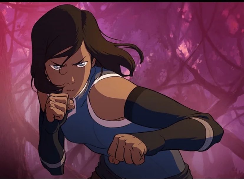 Josepha7c's tweet photo. Honestly what type of bending comes to your mind when you see Korra making this move? https://t.co/NCeLGoi7gN