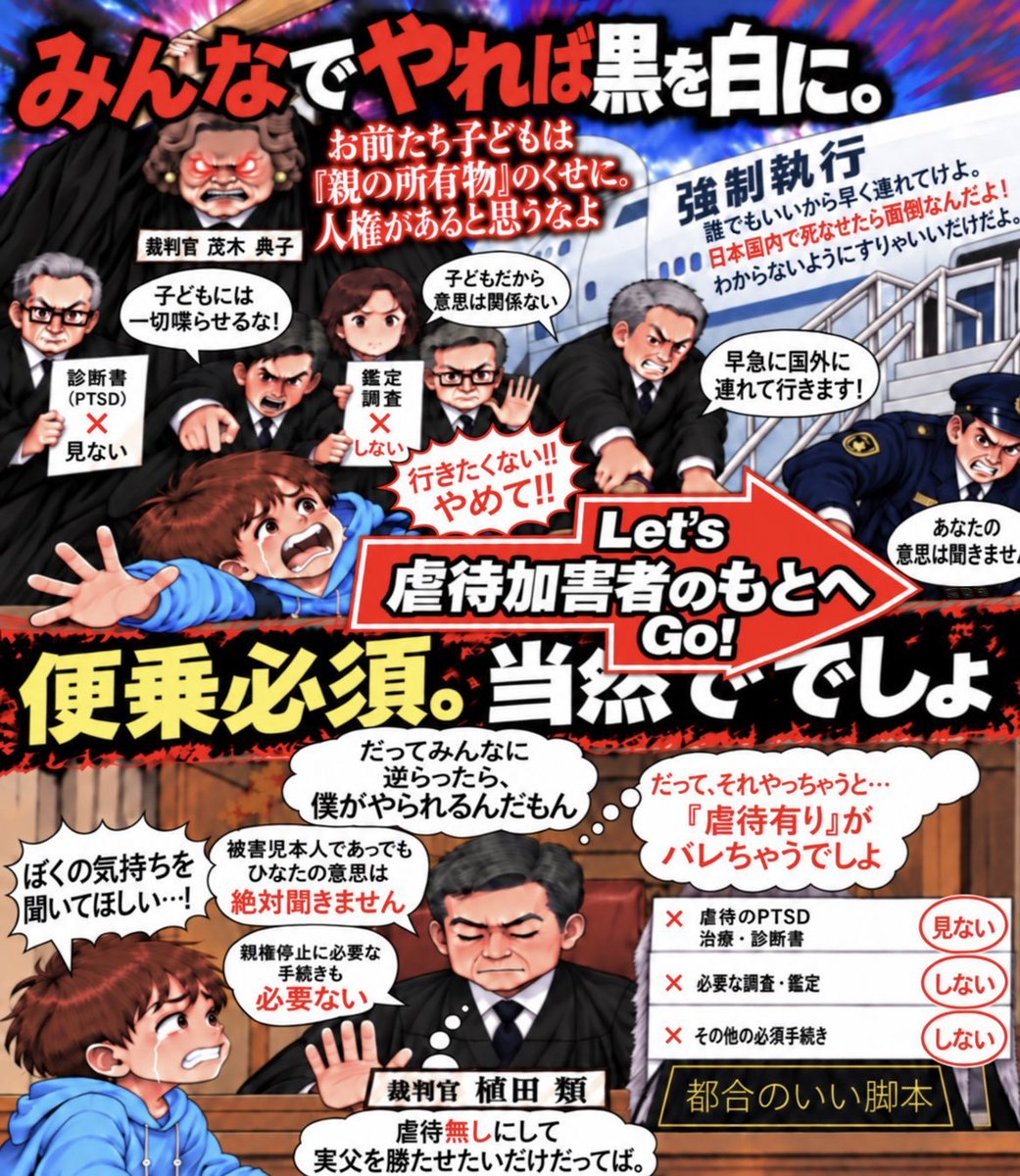 shanbenzho58751's tweet photo. ＃ひなた君を守りたい
【裁判官訴追請求状】
高知家裁　植田類裁判官

何ら理由も無く虐待被害者の証言証拠を退け論理的根拠すら無く虐待事実を誤魔化し否定する不公正審議と加害者の意見のみ一方的に取り上げる不公平裁判官の罷免を求めます

＃証言証拠に基づく公正公平な審議で不当判決は覆ります https://t.co/4QewJWDW0v