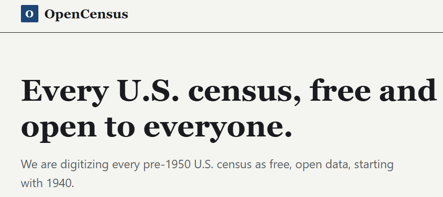 peternka's tweet photo. 🚨 
Announcing OpenCensus, a new project with
@EzraKarger 

We are transcribing the historical US censuses and releasing them as open data  

2.6 million people so far in 1940, browse here:  
https://t.co/fIcaXfaqED https://t.co/oMVBYfomV3