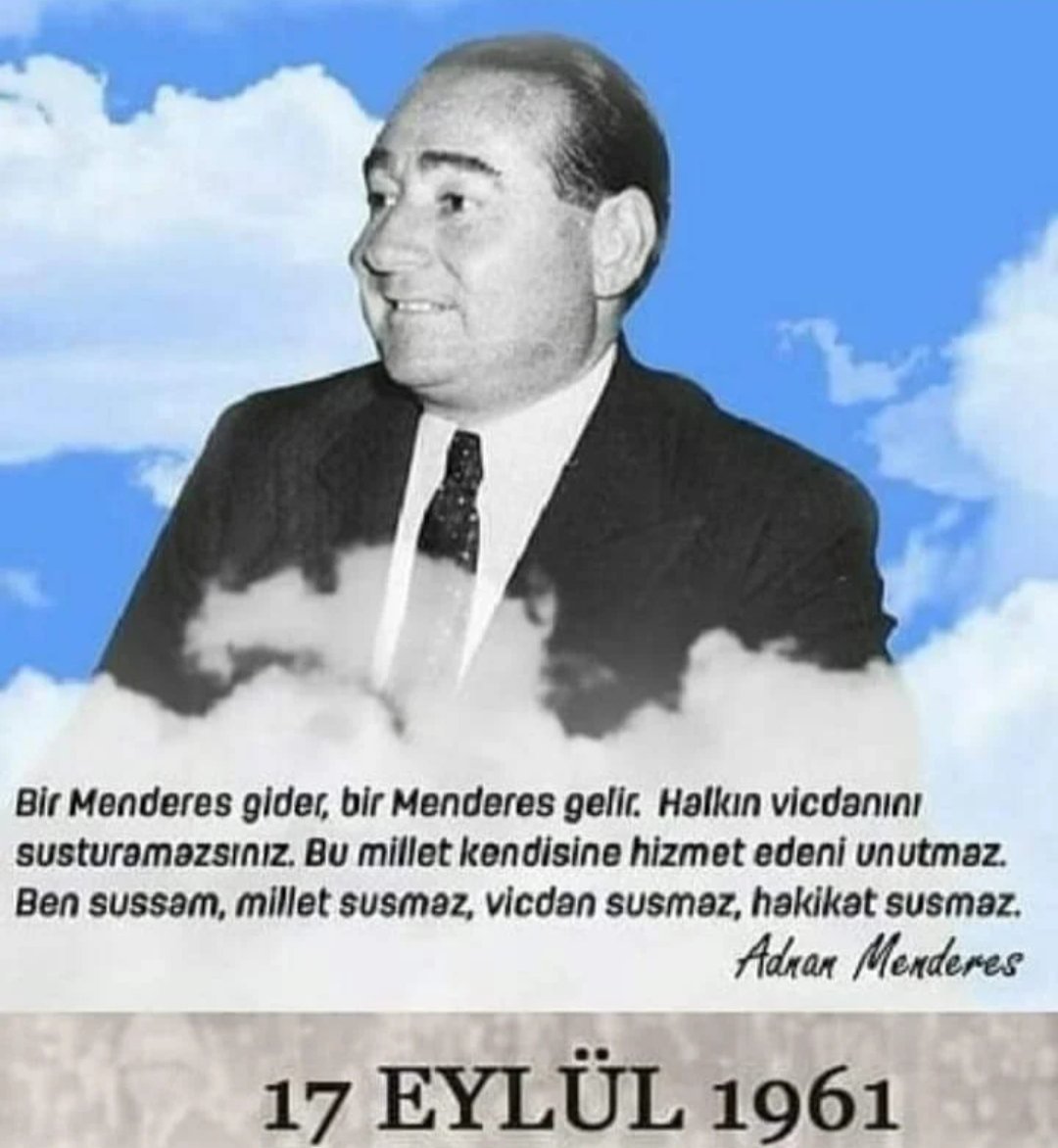 KayhanKayhan42's tweet photo. Millet iradesinin yok sayıldığı o elim olayın kalplerimizi yaraladığı ve milletin gönlünde derin bir yara olmuştur. Merhum Başbakanımız Adnan Menderes, Fatih Rüştü Zorlu ve Hasan Polatkan'ı vefatlarının yıl dönümünde rahmetle minnetle anıyoruz.Rabbim mekanlarını cennet eylesin. https://t.co/chuHkgAfnc