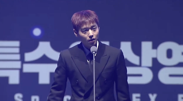 pannchoa's tweet photo. Park Jihoon wins his first acting Daesang at the 8th Daejeon Special FX Festival with performance in 'The King's Warden'
https://t.co/JwvclKxFkt https://t.co/Pr6EZ9DUqG