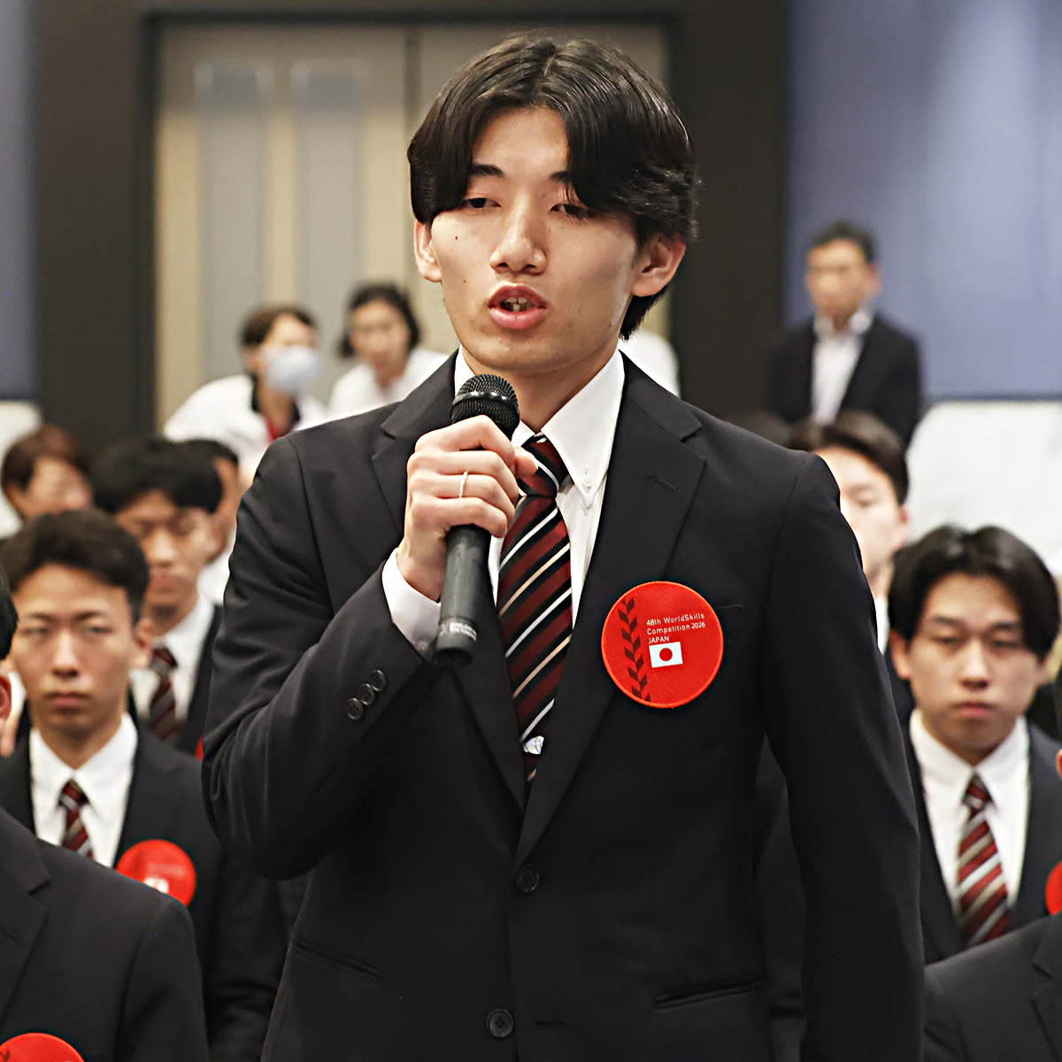 WorldskillsJ's tweet photo. 第48回技能五輪国際大会「メカトロニクス」職種 日本代表選手！
山崎 颯大 選手［トヨタ自動車株式会社］
#WorldSkillsJapan #WorldSkills #技能五輪国際大会 #メカトロニクス #Mechatronics https://t.co/htyhgWddw5