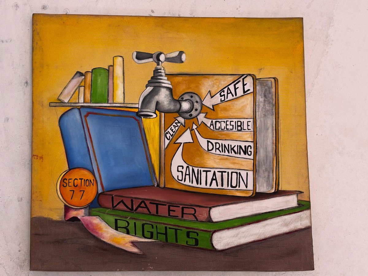 kumbekumbe's tweet photo. #Acyrilic on Canvas.
A drop đ§in wait.
What does access to water look like when its part of your daily struggle.
Look Closer.
#wateraccess #climatejustice #art #mvura #art4Communities @table_girls @Rights4Water_ @WaterImages @Youth4WaterIn @SanyuFor https://t.co/TOtcFRFmVe