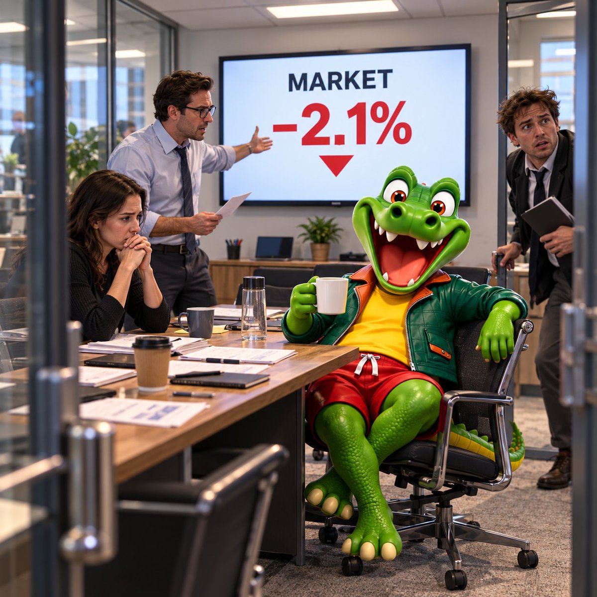 crotchtoken's tweet photo. Market: -2.1%. 🔴

$CROTCH: Just another perfectly normal day in crypto. https://t.co/MJ8NMW9Ksw