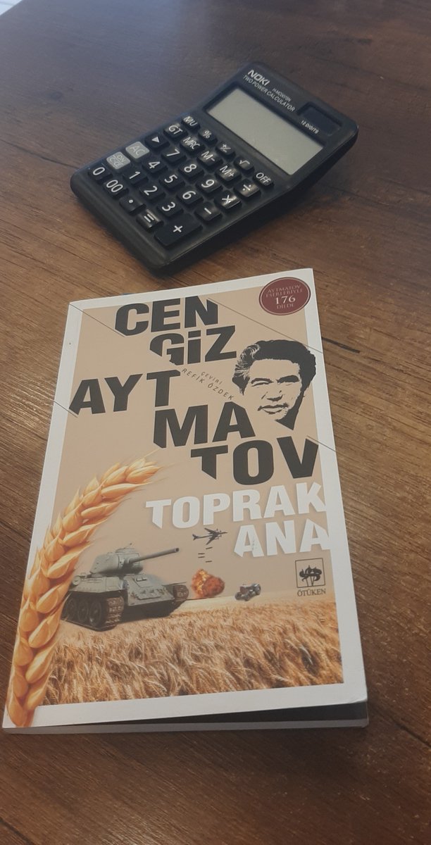 KitapOkulum's tweet photo. "Halk bir denizdir, derin yeri de vardır, sığ yeri de."

#ToprakAna
#Cengizaytmatov 
@otukennesriyat 
#roman #toprak #savaş 
#okuyorum 
#kitapseverlertakipleşiyor https://t.co/YGMLDWWzPX