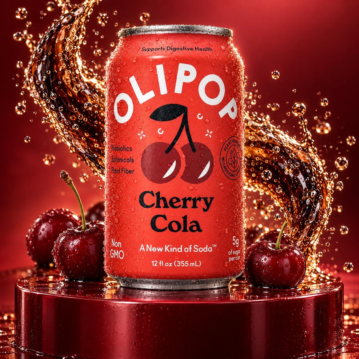 OLIPOP Cherry Cola Campaign
