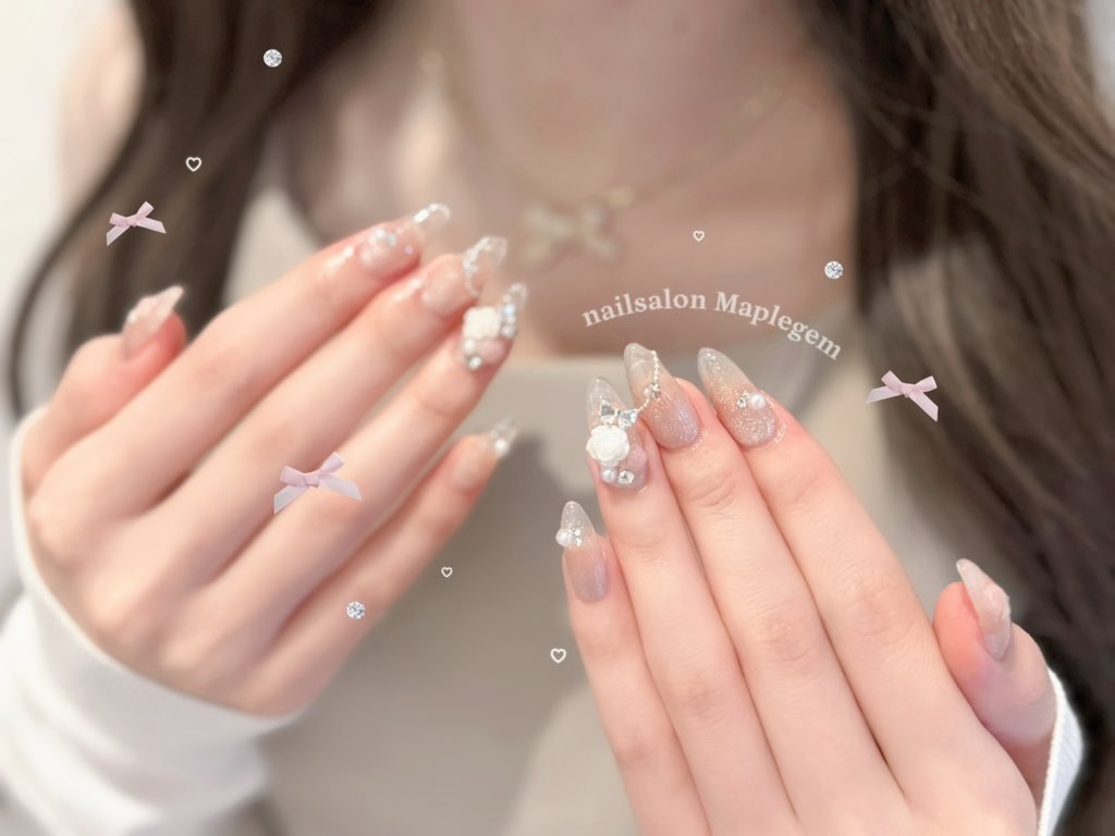 nail_maplegem's tweet photo. ちゅるんマグネット𓂃🎀𓈒𓏸 https://t.co/VzZMUTT9Oc
