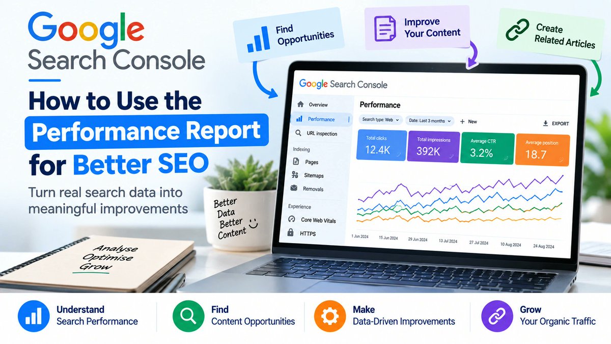 Arjunpradeepcm's tweet photo. How to Use Google Search Console Performance Report for Better SEO https://t.co/Lk5mPCkwUT https://t.co/c8Yt1V9bwf