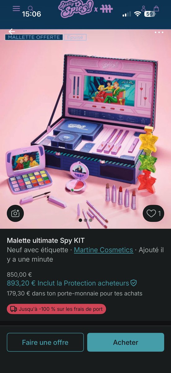 adesaori's tweet photo. 🤡🤡 Avec la description faite par IA 
Franchement certaines personnes n’ont aucun respect…
#martinecosmetics #totallyspies https://t.co/2O4KEBck8Q