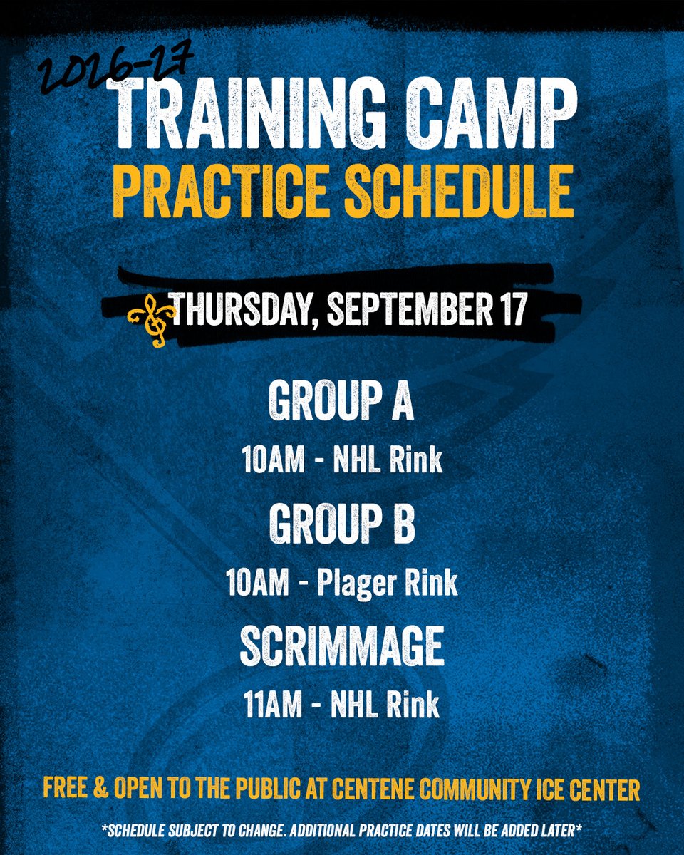 StLouisBlues's tweet photo. CAMP STARTS TODAY AT @STLCIC ‼️

See you there. #stlblues 

Groups and info: https://t.co/xR3iFwsFeF https://t.co/cHKQhBiBpR