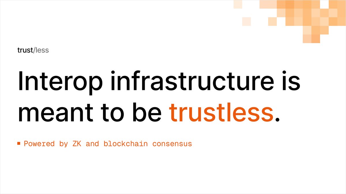 trustless_link's tweet photo. Cross-chain protocols are the biggest bottleneck in the blockchain industry. They're responsible for some of the biggest hacks in the blockchain space, amounting to a total of $3B lost to hacks.

That’s why Trustless is here. We apply ZK proof systems to cross-chain infra to solve this issue that has persisted in the blockchain space for so long.