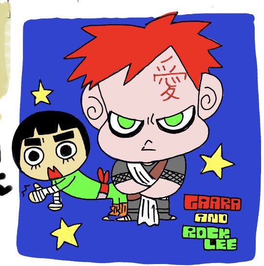 p0werninja's tweet photo. ⭐️#gaara #rocklee https://t.co/cwjKWjXMU9
