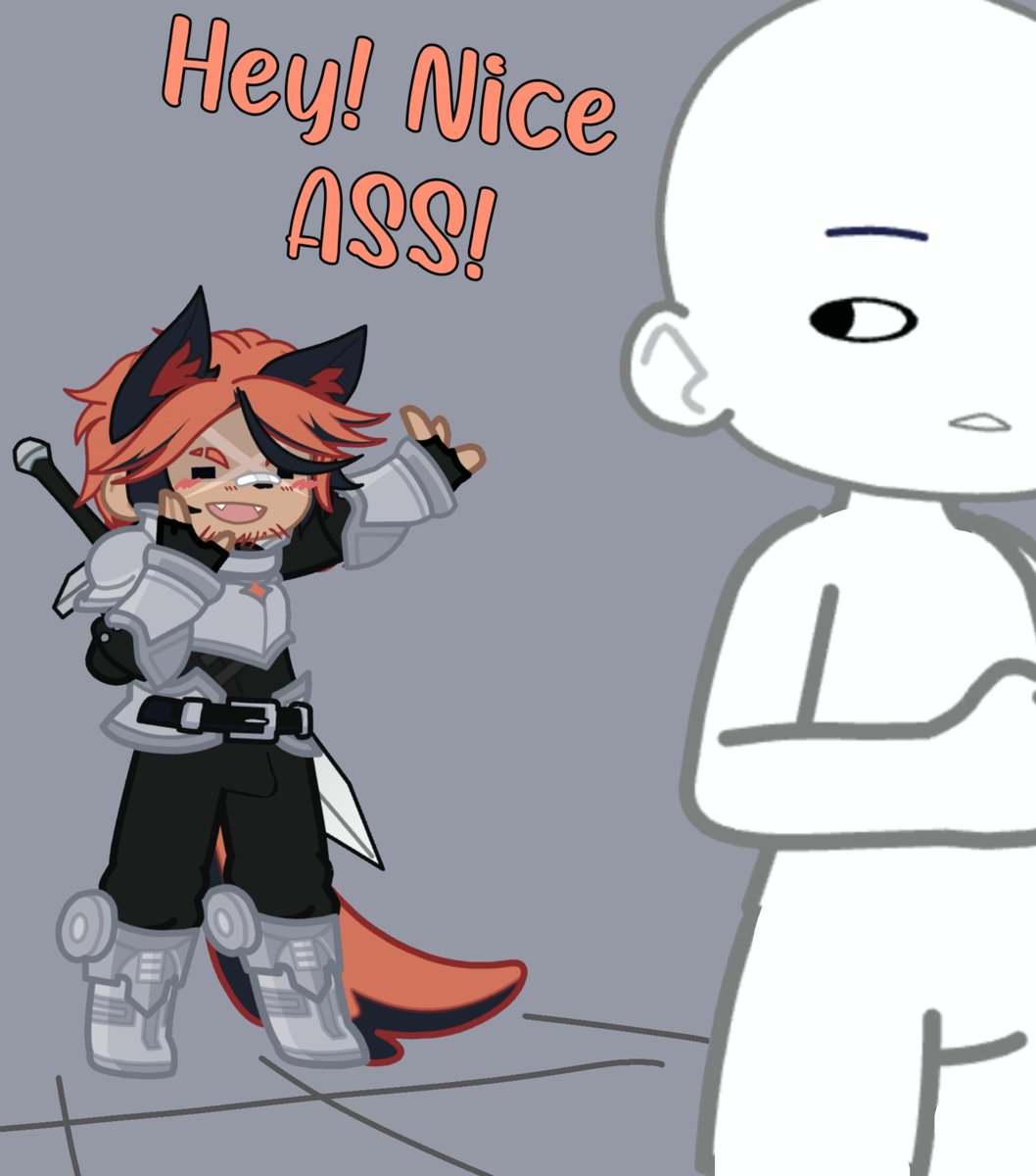StoopidGacha69's tweet photo. Oh don't mind him, thats just Dax the town guard, he's harmless.

(I love him) https://t.co/8QlVSX19fM