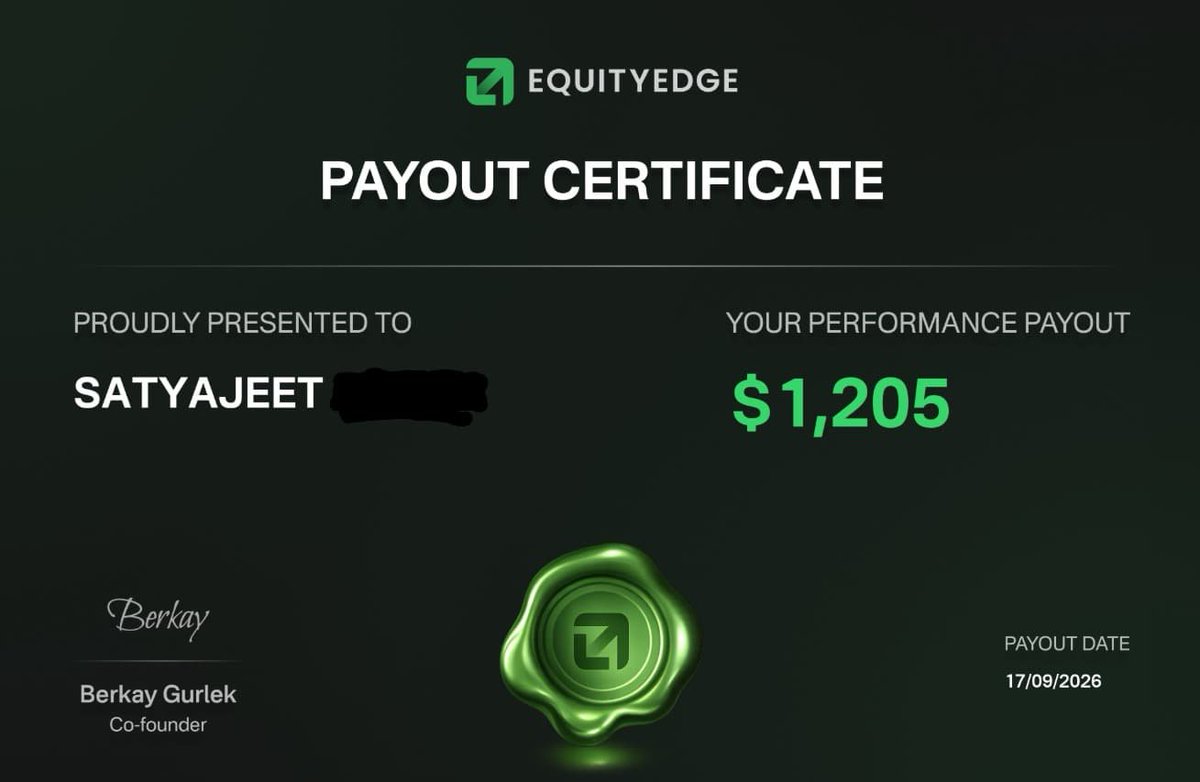 SBRCapital's tweet photo. First payout with them after breaching 11 accounts.

Got paid without any troubles, looks like I'm gonna double down on them.

LFG 💪🏻🚀 https://t.co/2ENbvn9rbC