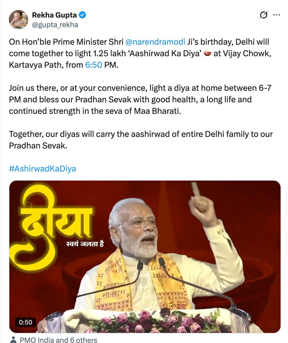 gemsofgandu's tweet photo. 1.25 Lakh Diya in Delhi Alone. Only a narcissist will allow such third grade nonsense. https://t.co/usTJbNzwmN