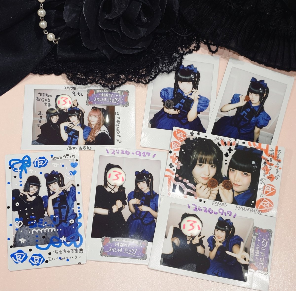 fuwaru_suki's tweet photo. ふわるちゃんと東名阪ツアー in大阪編🐙🥀

魂の2周できた〜〜〜❣️諦めない心、だいじ🥹✨大阪に来てくれてありがとう！😭💕💕

#ふわるゴシックデー♟️🕊 https://t.co/vmPLXhy3zO