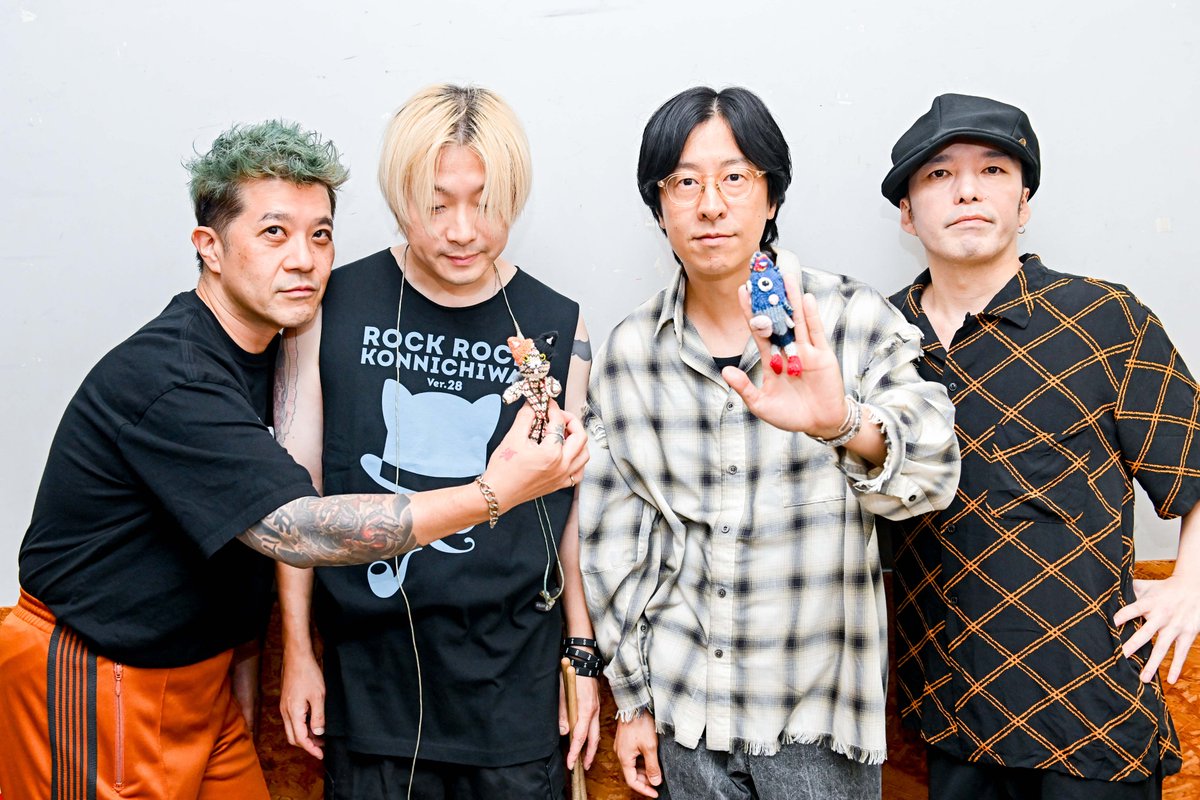 RRkonnichiwa's tweet photo. 『#ロックロックこんにちは！Ver.28
～にゃーロック！ホームズ～』

【Day1】9月17日（木）
＠ Zepp Namba(OSAKA)

3組目にストレイテナーが登場！
@straightenerjp 

thank you☠️

photo by
河上良 @bit_Direction / 小川星奈 https://t.co/JIHeWq3yso