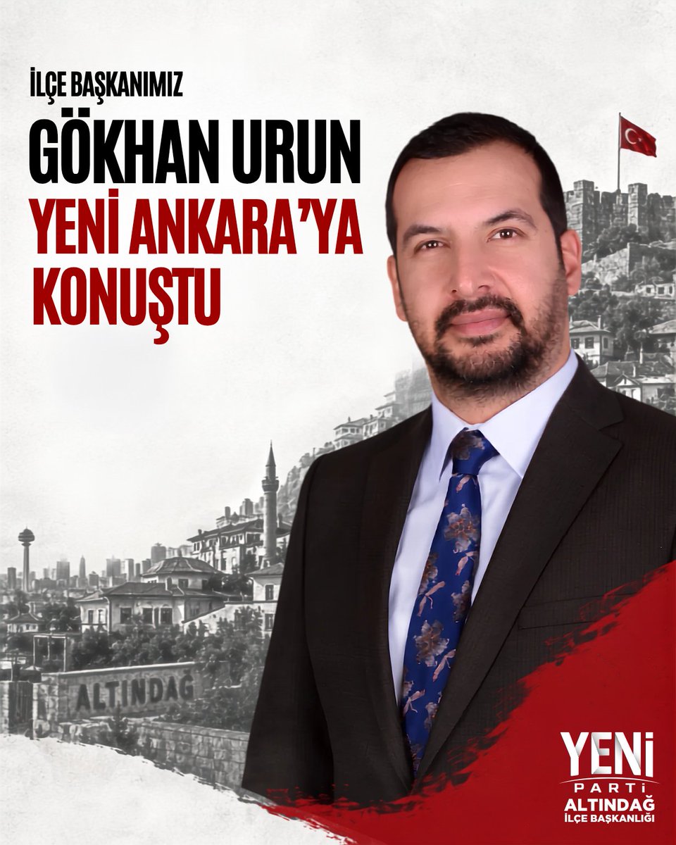 YepAltindag's tweet photo. 📰 İlçe Başkanımız Gökhan Urun, Yeni Ankara’ya konuştu!

İlçe Başkanımız Gökhan Urun’un siyasi geçmişi, Altındağ’daki örgütlenme çalışmaları ve ilçemizin geleceğine yönelik hedefleri Yeni Ankara özel haberinde yer aldı.

Altındağ için yeni bir başlangıç, güçlü bir örgüt ve daha yaşanabilir bir gelecek hedefiyle çalışmalarımızı sürdürüyoruz.

📌 Röportajın tamamı için: Yeni Ankara

🔗 https://t.co/8oAdPAS6bG