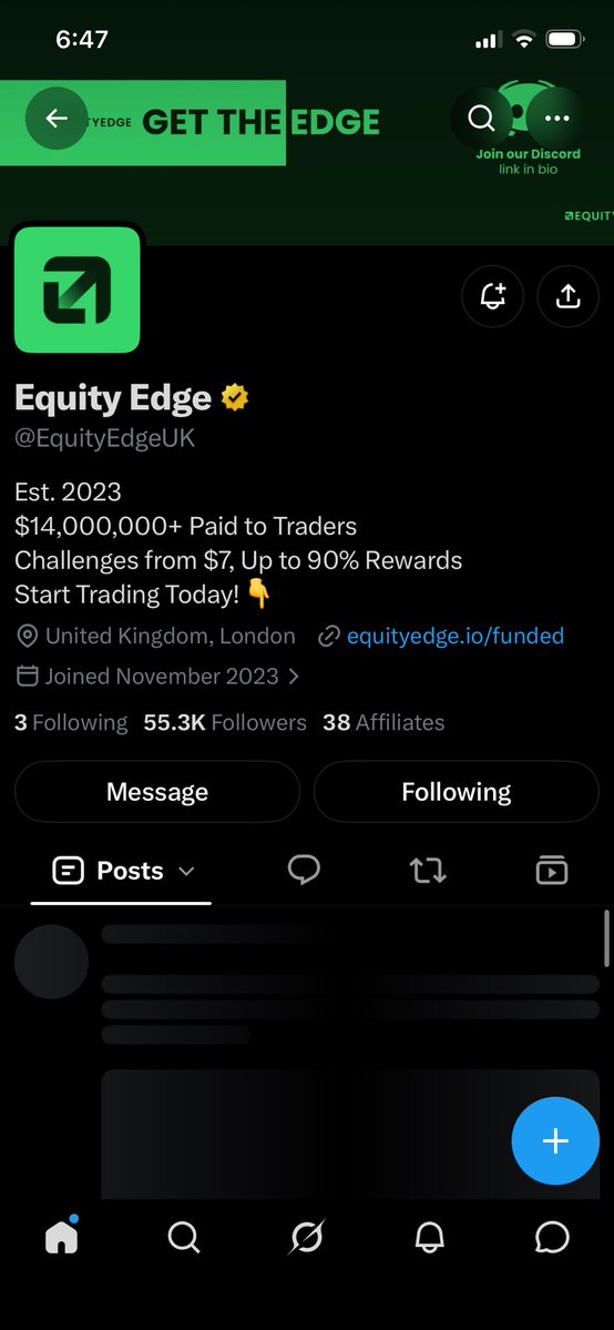BeeX663765's tweet photo. @DEssentiall @Danieltrades @berkayglife @EquityEdgeUK Hope for win guys i am struggling right now ! To achieve payout ! 

My number is :- 7 https://t.co/dCnfuKLI0n