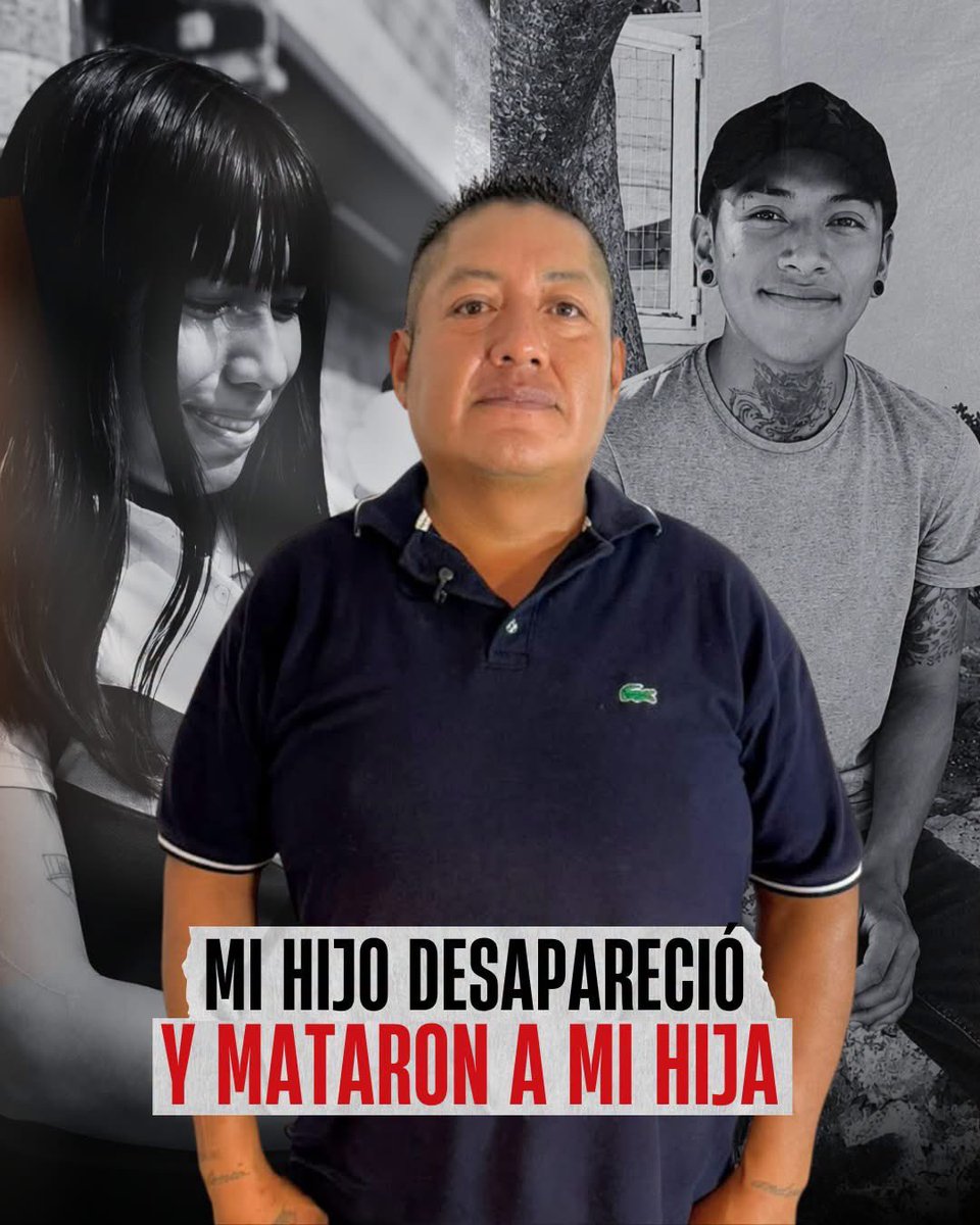 VigiaCiudadano7's tweet photo. Juan Carlos lleva años buscando a su hijo José Antonio, quien desapareció en Morelos. Pero mientras enfrentaba esa búsqueda, otra tragedia golpeó a su familia: su hija Maylin fue víctima de feminicidio.

Su padre cuenta que una cámara fue clave para descubrir lo que habría ocurrido. Según su testimonio, las imágenes permitieron seguir los movimientos de Ricardo “N” y revelaron que habría trasladado el cuerpo de Maylin en una motocicleta hacia un terreno.

El caso también tiene un detalle inquietante: un caballo fue enterrado cerca del lugar, algo que posteriormente generó cuestionamientos dentro de la investigación.

Después de meses de exigir justicia, el señalado como probable responsable del feminicidio fue detenido recientemente en Puebla.

Juan Carlos ahora enfrenta dos luchas: encontrar a su hijo y conseguir justicia para Maylin.