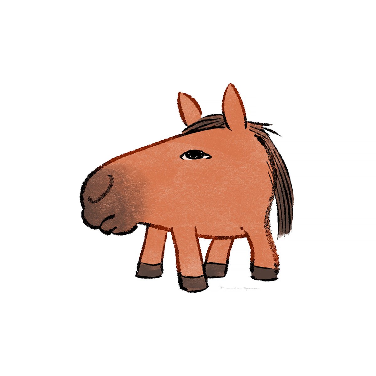 49__4's tweet photo. 引用で「honse」というコメントがあったので検索したら、こんな感じの馬がたくさん出てきて笑った https://t.co/20qjBifAjl