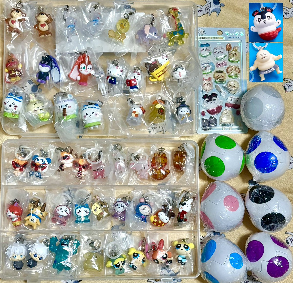 t_seven02's tweet photo. 【交換】めじるしアクセサリー、ガチャ、映画 特典、ちいかわ、サンリオ、ディズニー 、たまごっち、ヨッシー、mikko、ヒスミニ、スージーズー、シュガバニ、トイストーリー、ハロウィン、アンパンマン

【譲】画像1～3枚目
ツリー参照

【求】4枚目
その他めじるし

よろしくお願いします🙇‍♀️ https://t.co/Wt1M75lApz