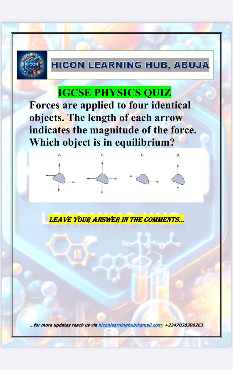 hiconlearnhub's tweet photo. 99% of Students FAIL This IGCSE Question! Are You In Equilibrium? https://t.co/Cz9azQEBS9