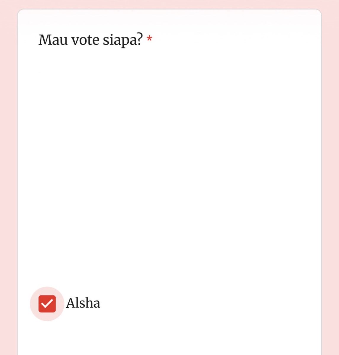 utasPHARITA's tweet photo. vote diri sendiri soalnya ngantuk yaallah 😓 https://t.co/FD2ZE0vq3Q