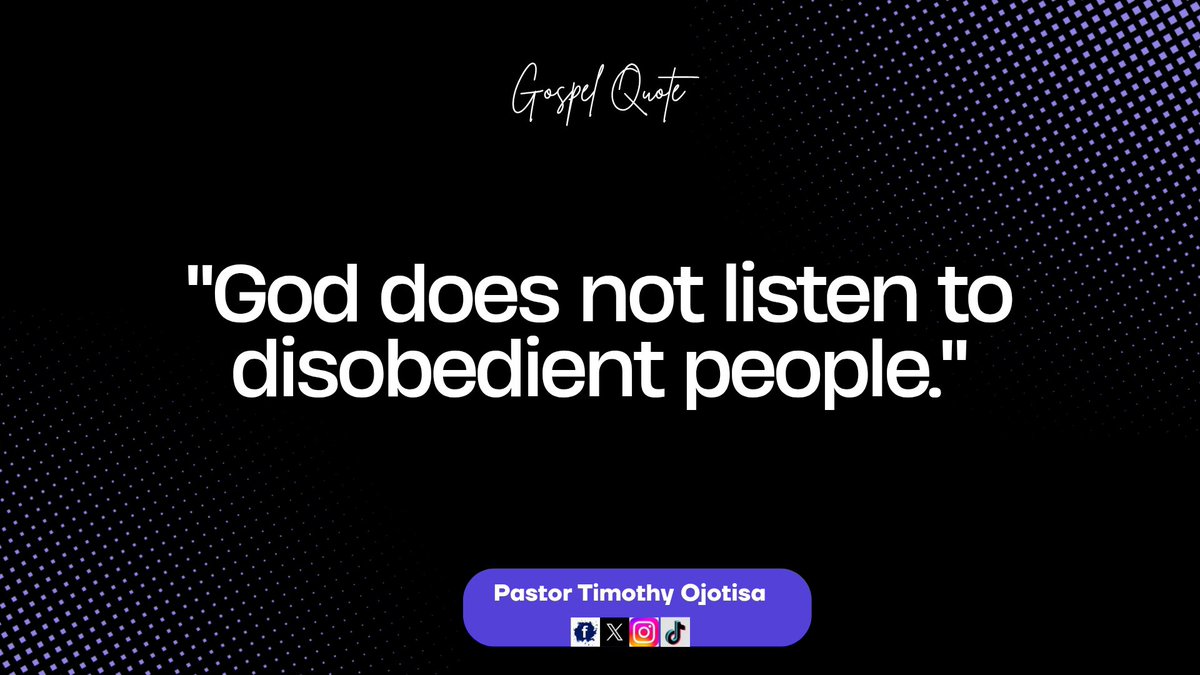 ajaluogun's tweet photo. Gospel Quote from Pastor Timothy A.I Ojotisa https://t.co/82fNYXUZC9